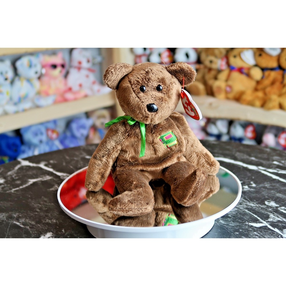 TY Beanie Baby - William the Bear (Closed Book) | Heart Tag Issues | Vintage